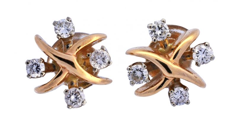 Vintage Diamond Earrings