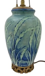 Waving Corn Table Lamp By Moorcroft, Circa 1935